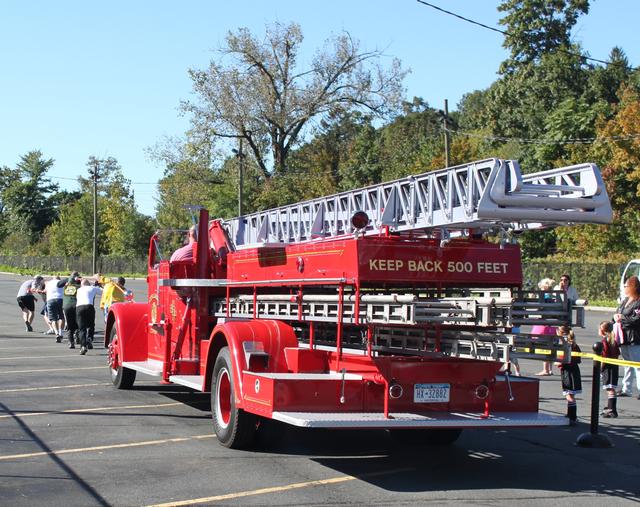 3rd Annual Fire Truck pull for Breast Cancer 9-23-2012. Won by Nanuet  Fire Department in 17.02 seconds,
Photo By Vincent P. Tuzzolino